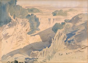 Mqabba, Qrendi by Edward Lear